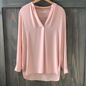 Loft Long Sleeves, V-Neck Tunic Top